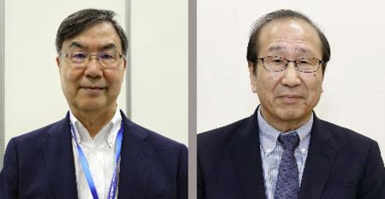 　坂口志文さん（左）、北川進さん
