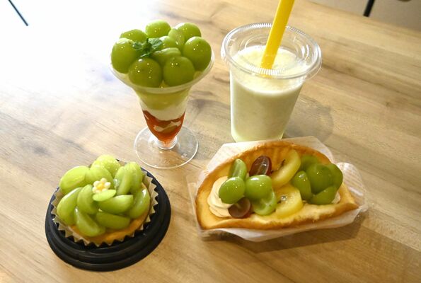 ２種類から４種類に増えたスイーツ