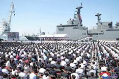 北朝鮮、海軍に新型駆逐艦が就役