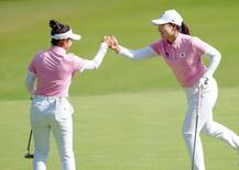 ゴルフ、日本は１勝１分け２敗
