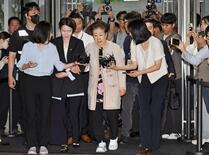 韓鶴子総裁、特別検察官に出頭