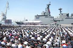 北朝鮮、海軍に新型駆逐艦が就役