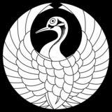 鶴の丸（つるのまる） 〈動物紋　鶴〉