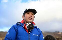 熊本ヘリ大破、捜索難航