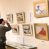宇都宮で「蔦屋重三郎の浮世絵展」　西陣美術織で歌麿の浮世絵など再現　26日まで