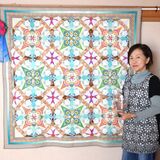 栃木の高橋さん、全米１位に「夢にも思わず...」　パッチワーク歴25年、制作作品「カラフル」
