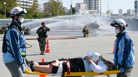 米軍機墜落想定で日米合同訓練