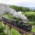 SL大樹、日光から会津若松に乗り入れ　東武鉄道など連携し特別運行、愛好家らで沿線にぎわい