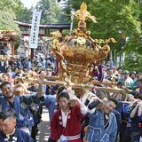 みこし宮出し勇壮に　真岡の荒神祭が開幕　27日まで　　