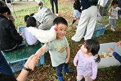 【夕刊】グリムの館に「一日動物園」