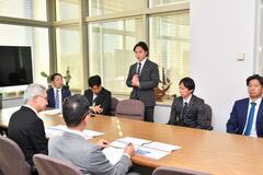 男女硬式野球部 県庁訪問し報告