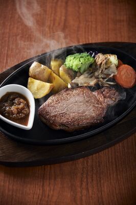 ザ・クリーンテラス日光のステーキ店「THE STEAK TERRACE」が提供する霧降高原牛テンダーロイン