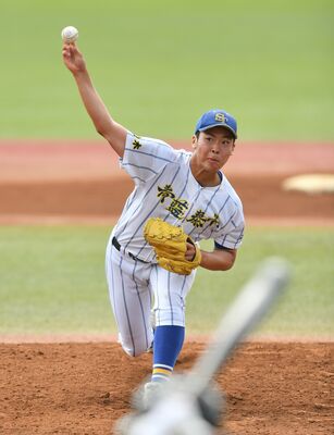 投打でチームをけん引する青藍泰斗の長嶋