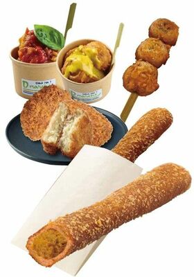 ダイエーが開発した食べ歩きできる揚げ物メニュー