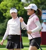 古江彩佳、西村優菜組が2位浮上