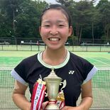 インターハイ県予選、テニス女子シングルスは岡田（作新）初優勝