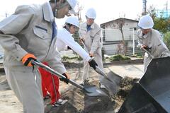 ひかり幼稚園の園庭整備　