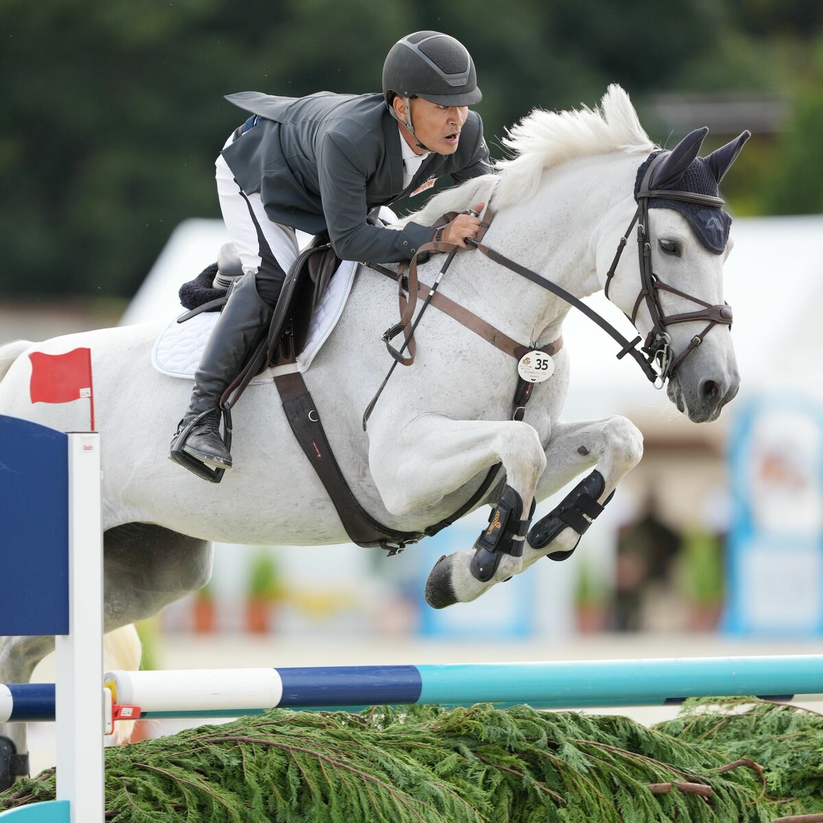 滋賀国民スポーツ大会・栃木県勢 馬術成年男子ダービーで広田が準優勝