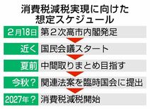 消費減税 夏前集約へ