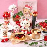 佐野で「いちごフェア」 期間限定スイーツ楽しめる 人気キャラクターと写…