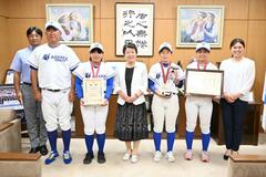 全国中学“女王”が凱旋