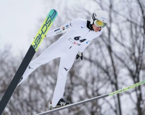 　優勝した佐藤慧一＝大倉山