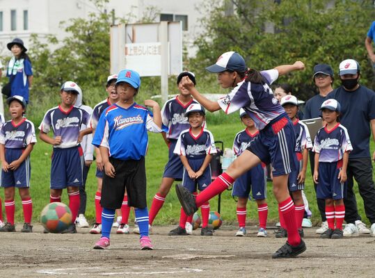 熱戦を繰り広げる選手たち