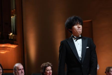 　エリザベート王妃国際音楽コンクールのピアノ部門で５位に入賞した亀井聖矢＝６月１日、ベルギー・ブリュッセル（共同）