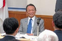 麻生氏「リーダー目指せ」