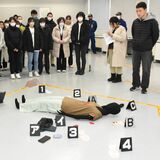 殺人現場の鑑識、窃盗事件の捜査…リアルに学ぶ　人材確保目指し栃木県警が説明会