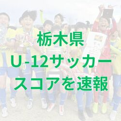 栃木県U-12サッカーきょう31日開幕 全試合結果を速報 プレー写真も公開