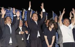 「再稼働容認」の東海村長４選