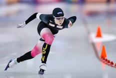 女子５００ｍで吉田雪乃３位
