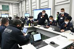 大地震想定し図上訓練