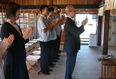 鹿沼南高生らが豊作祈願