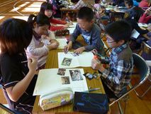 宿泊学習を新聞に／壬生町安塚小