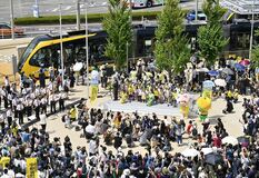 ＬＲＴ開業１周年