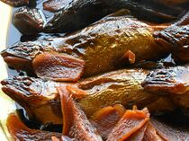 鮎の甘露煮作り　大田原