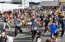 「大田原よさこい朝市」開催