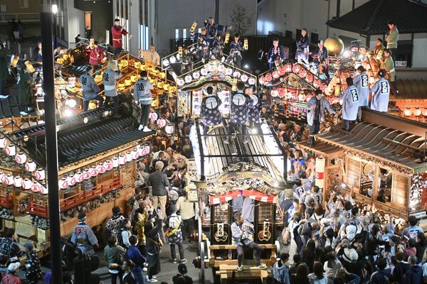 昨年の「大田原屋台まつり」