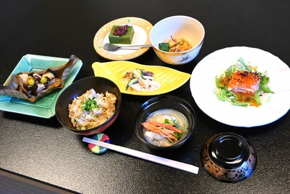 「日本料理　篠」で提供されている「お殿様料理冬の陣－壬生の冬景色」