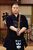 剣道８段に合格した山中さん＝小山市の練兵館