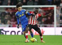 田中は前半途中からプレー