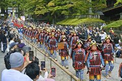 日光東照宮で千人武者行列