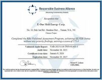 Molicel、RBAシルバーステータスを取得し、倫理的バッテリー製造の新たなベンチマークを確立