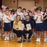 パラ水泳選手、交流会に「感動」　オーストリアから来日　中学生がおもてなし