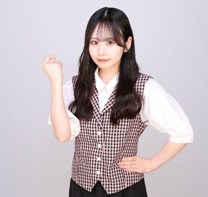 りんどう湖ファミリー牧場の公式アンバサダーに就任した長谷川新奈さん。愛称は「にいなん」