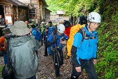 羅臼岳登山道を合同巡視