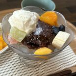 理想詰め込んだ味に　クリームあんみつ　甘味ゆうき（矢板）