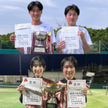 栃木県高校総体・ソフトテニス個人 男子は並木・上山組(宇短付)が優勝、…